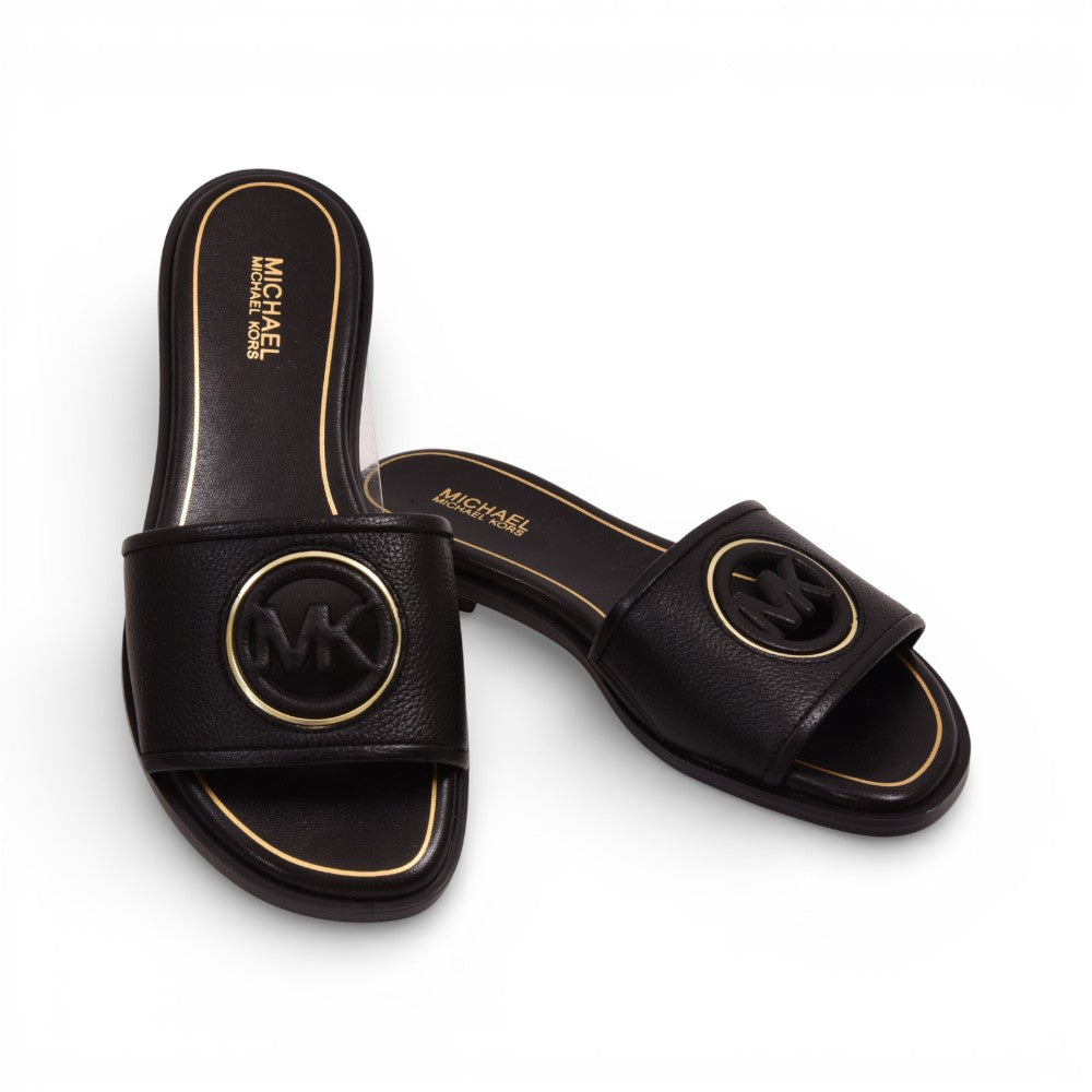 MK DEANNA CUT OUT SLIDE 49S3DNFA1L BLK 5 (IR)