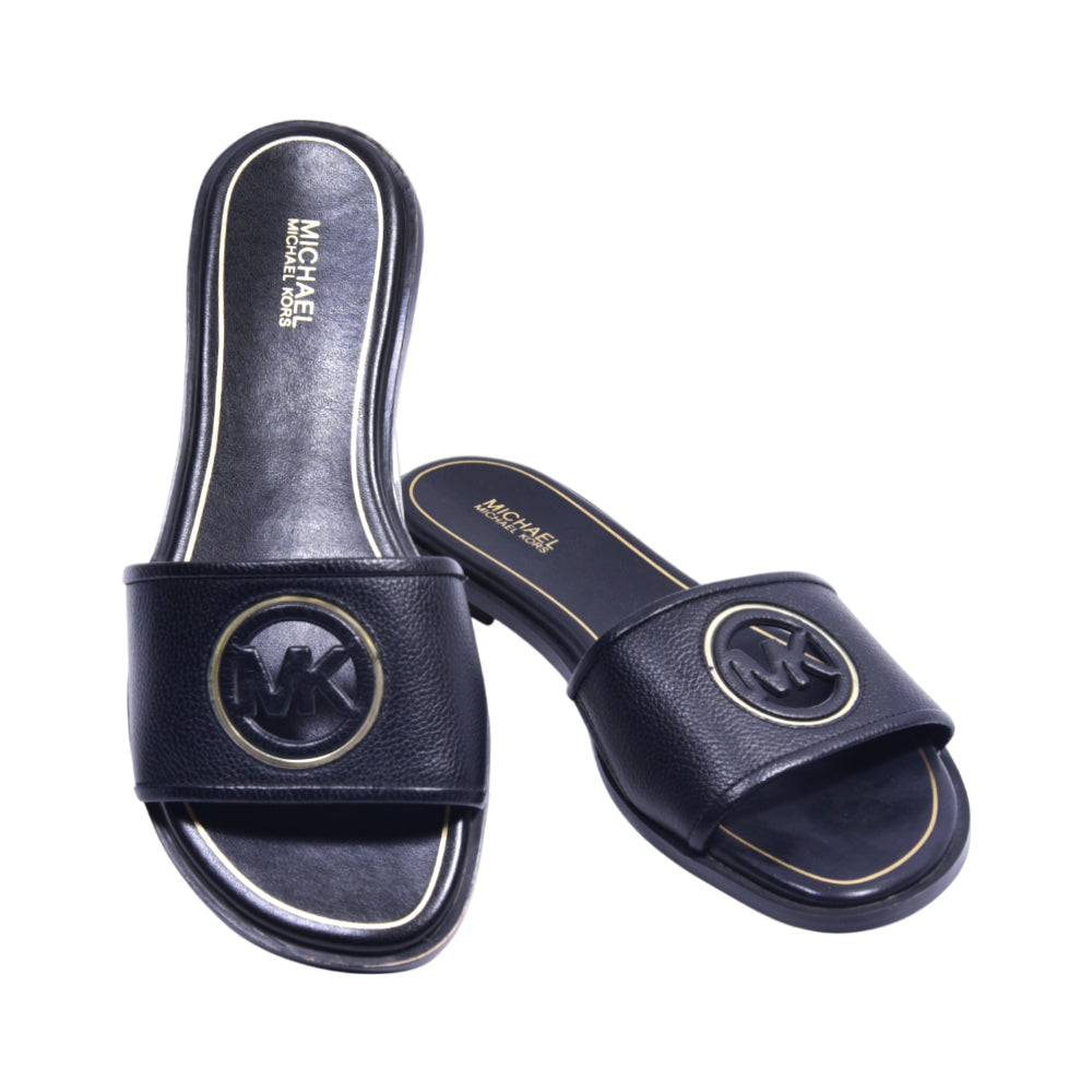 MK DEANNA CUT OUT SLIDE 49S3DNFA1L BLK 8 (IR)