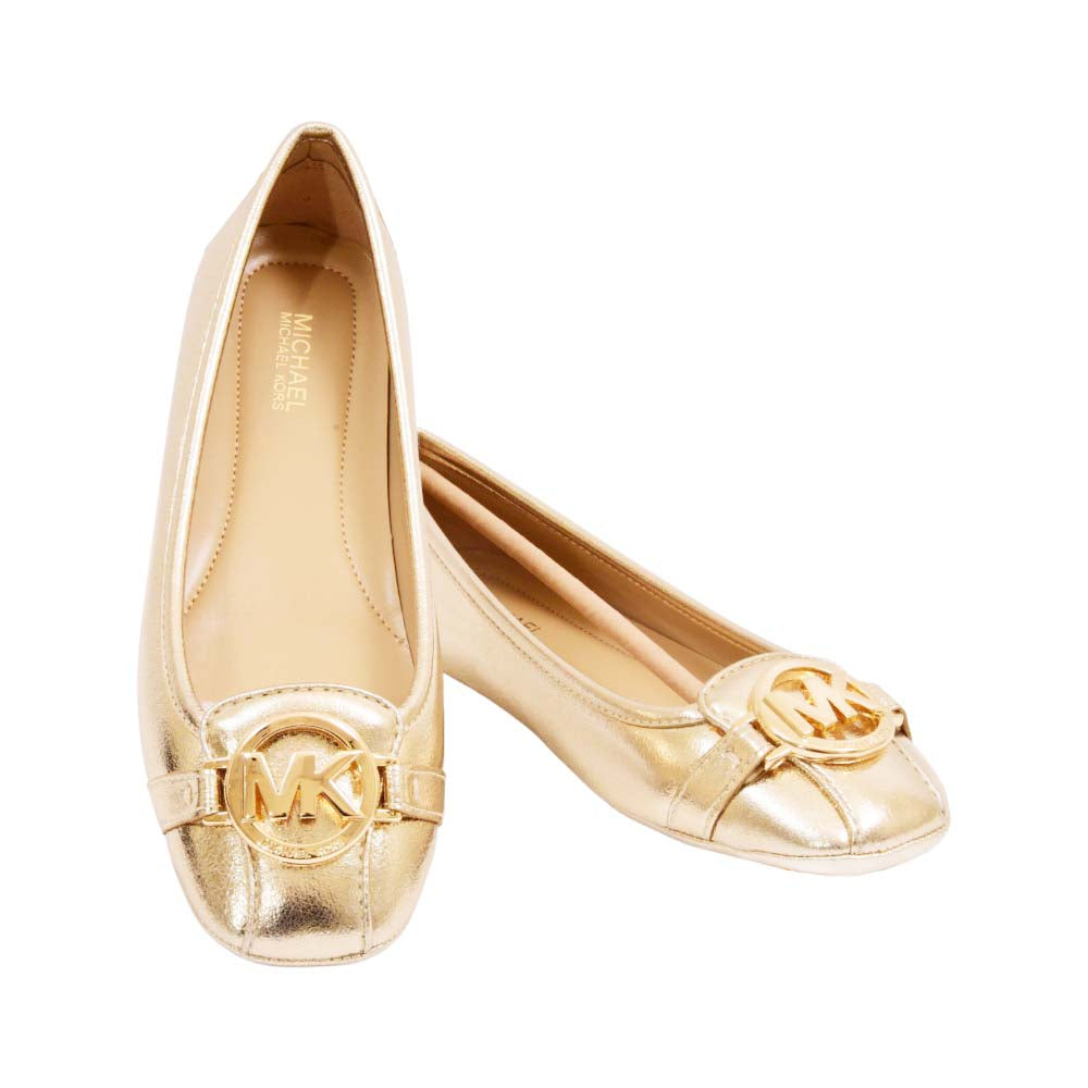 MK FULTON MOC PUMPS 49F3FUFR1M PALE GOLD 5.5 (IR)