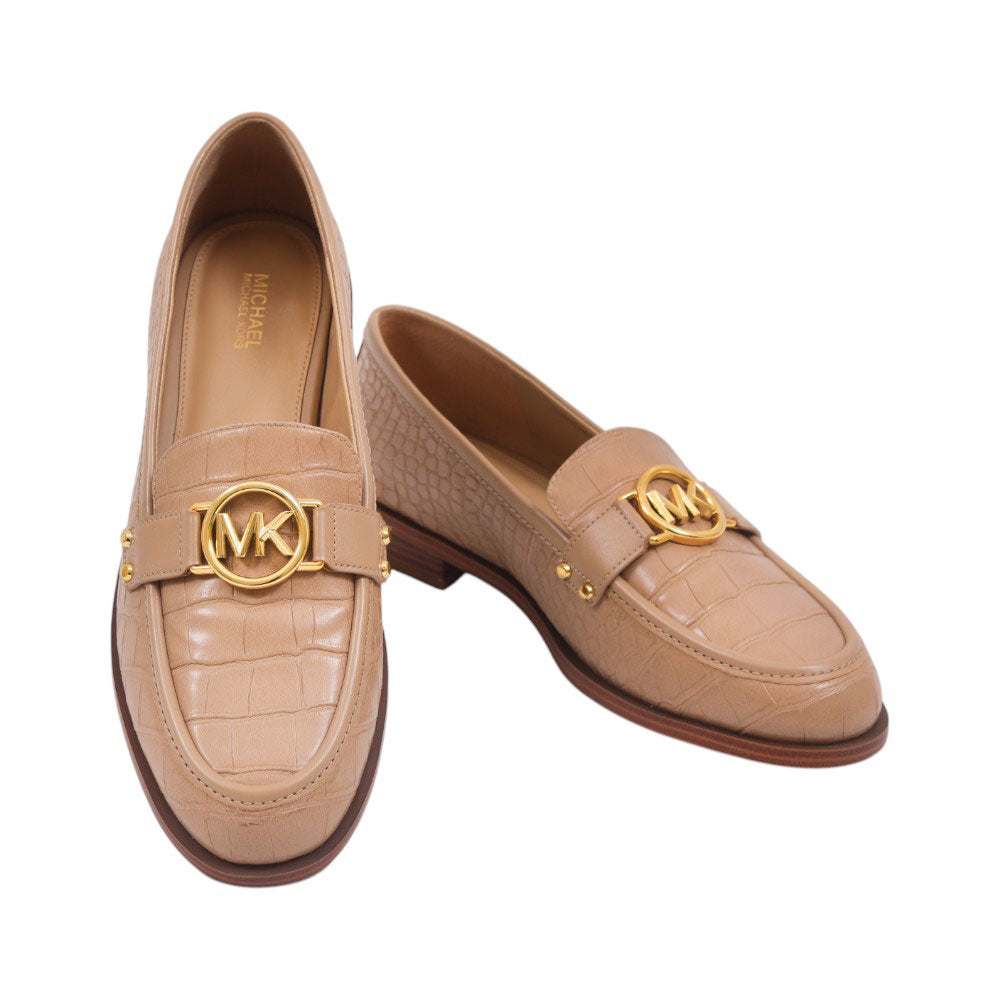MK CARMEN LOAFFER PUMPS 49F3CRFP1E CAMEL 8.5 (IR)