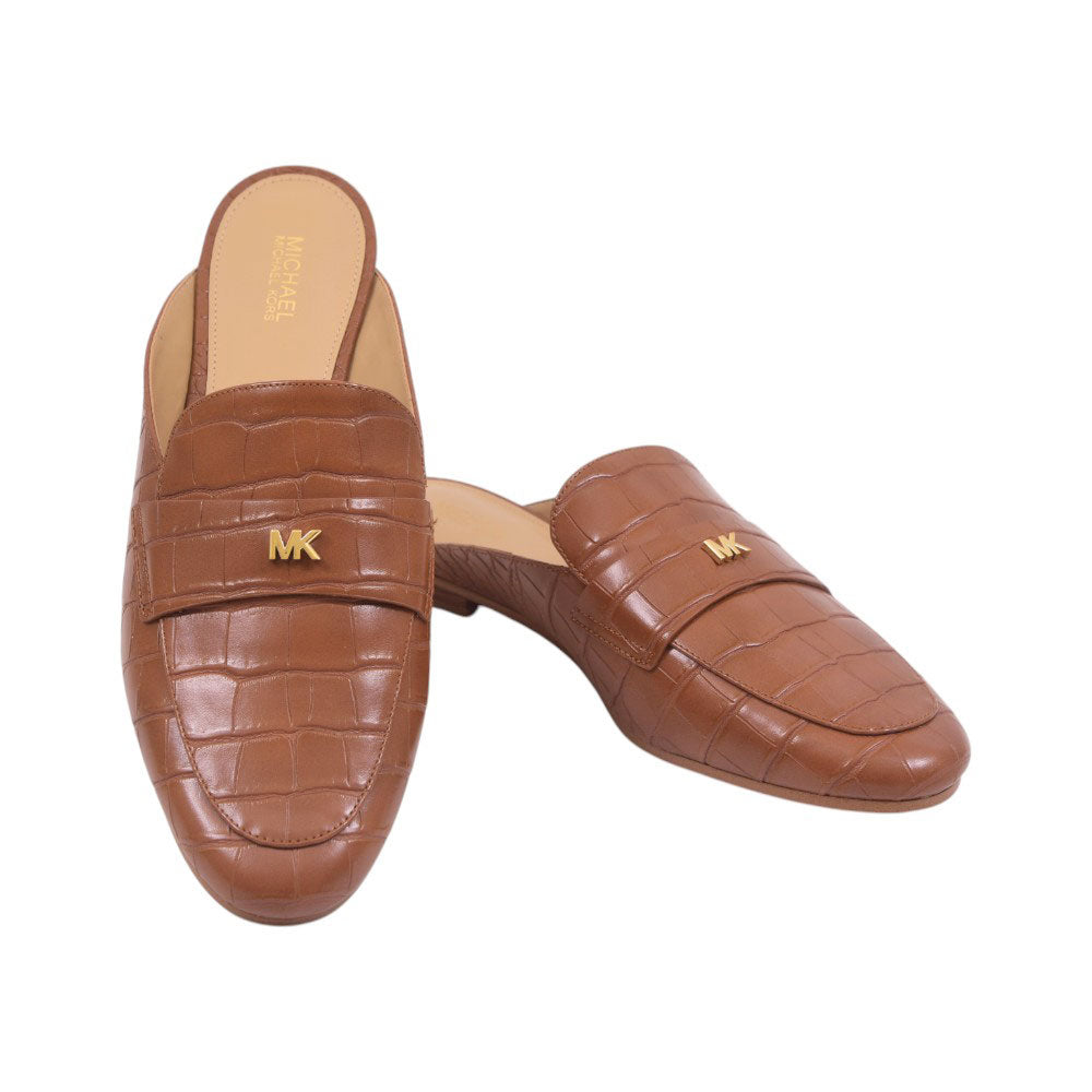 MK GEMMA MULE SHOES 49F3GMFP1E LUGGAGE 9 (IR)