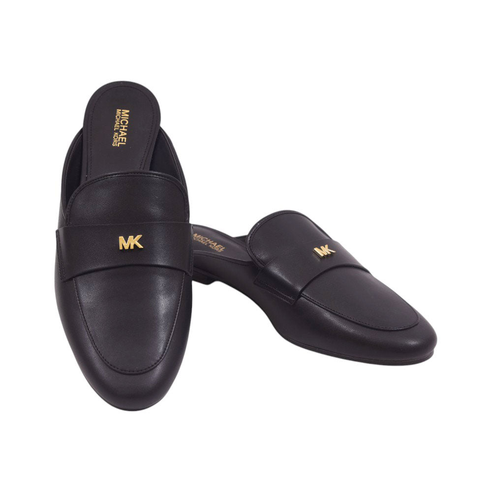 MK GEMMA MULE SHOES 49F3GMFP1E BLK 9 (IR)