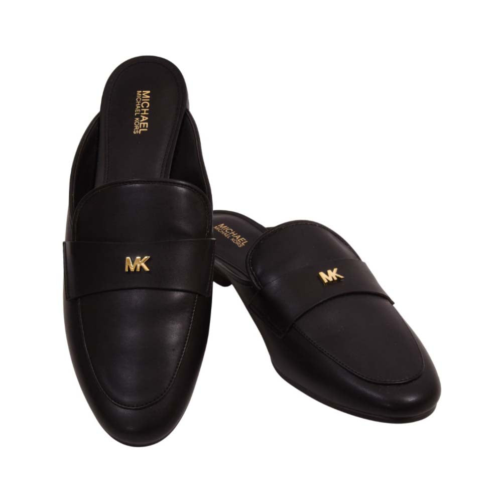 MK GEMMA MULE SHOES 49F3GMFP1E BLK 10 (IR)