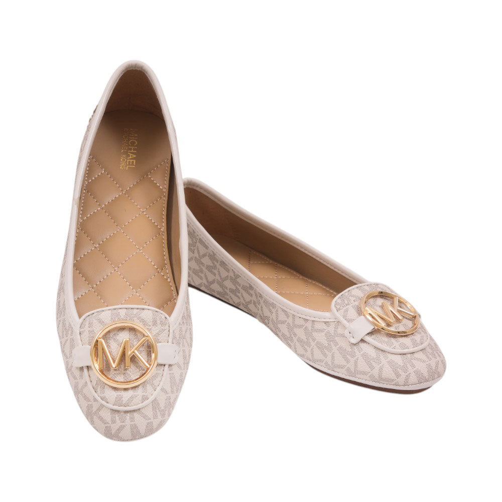 MK LILLIE MOC PUMPS 40R9LIEP3B VANILA 6.5 (IR)