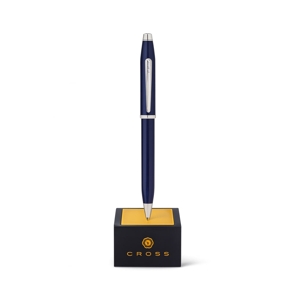 CROSS AT0082WG-103 CENTURY 2 BLK LACQUER RHODUM PLATED BP