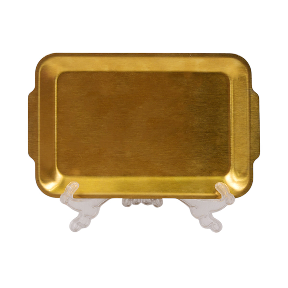 TRAY STEEL GOLDEN RECTANGULAR 8-5/19-5/1220