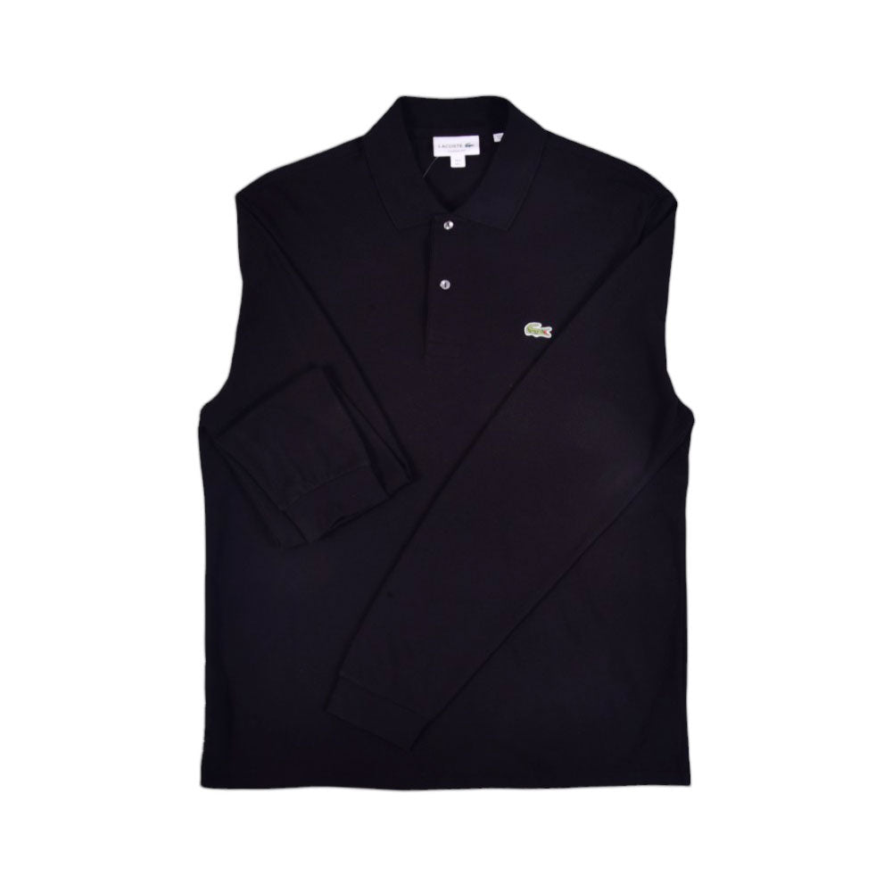 LAC MEN L/S POLO SHIRT L1312-031 BLK L (IR.S)