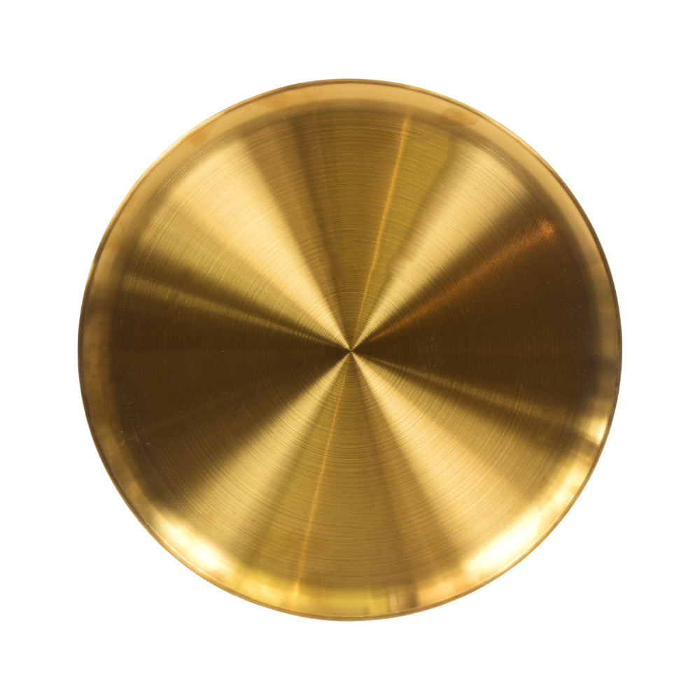 TRAY ROUND GOLDEN 15-3/7-1/0766