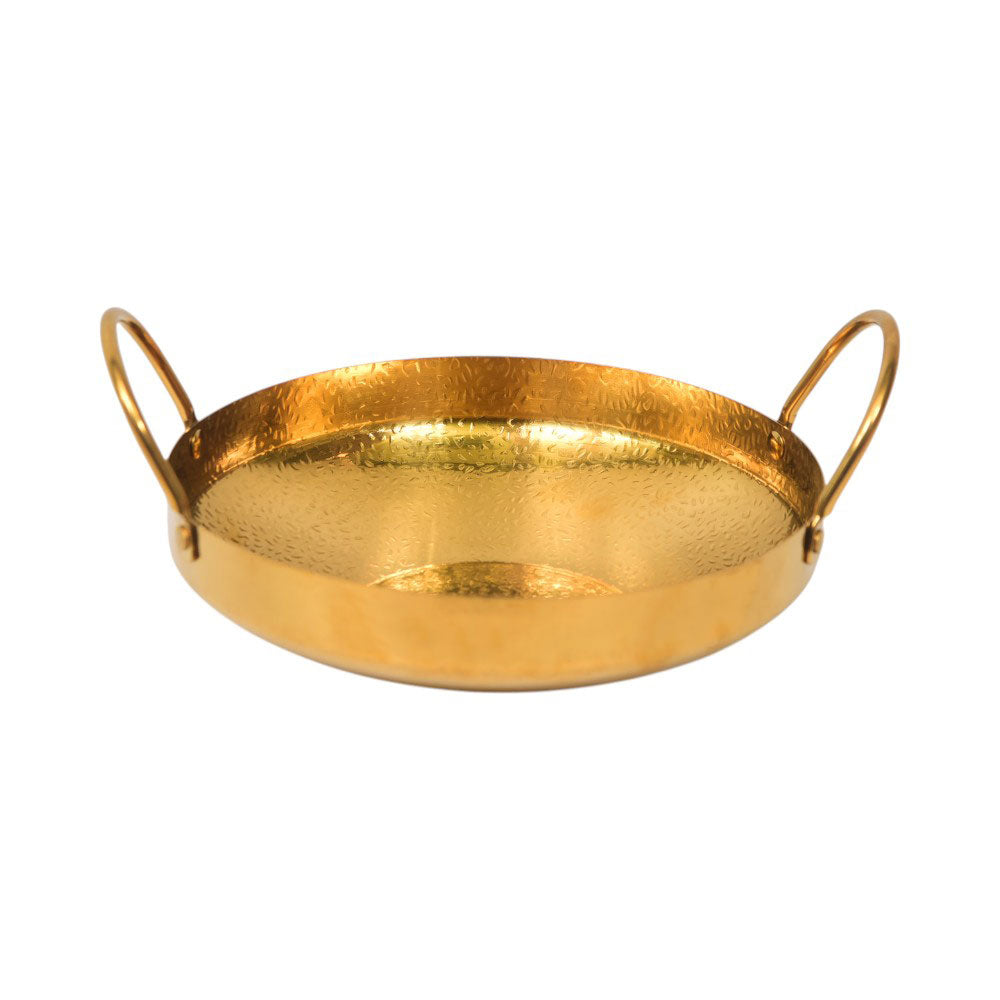 WOK GOLDEN HAMMERED 22 CM 7-31/0783