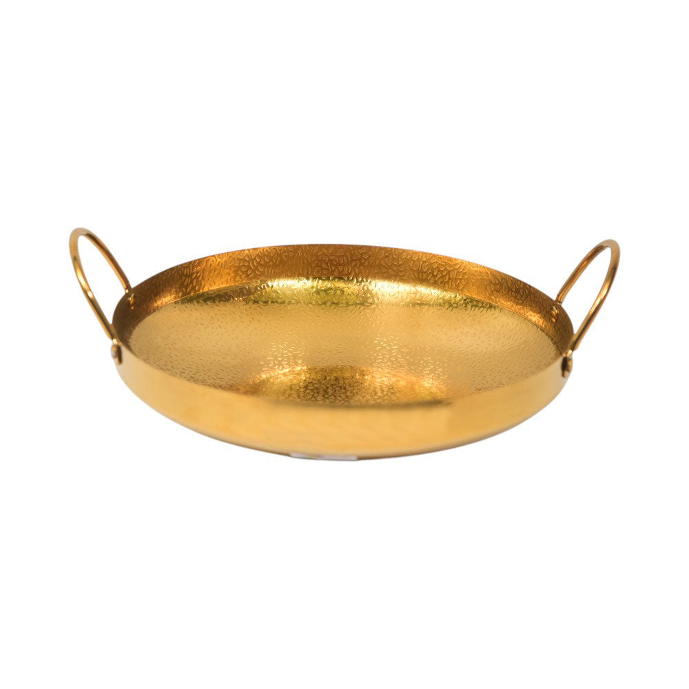 WOK GOLDEN HAMMERED 28 CM 7-34/0786