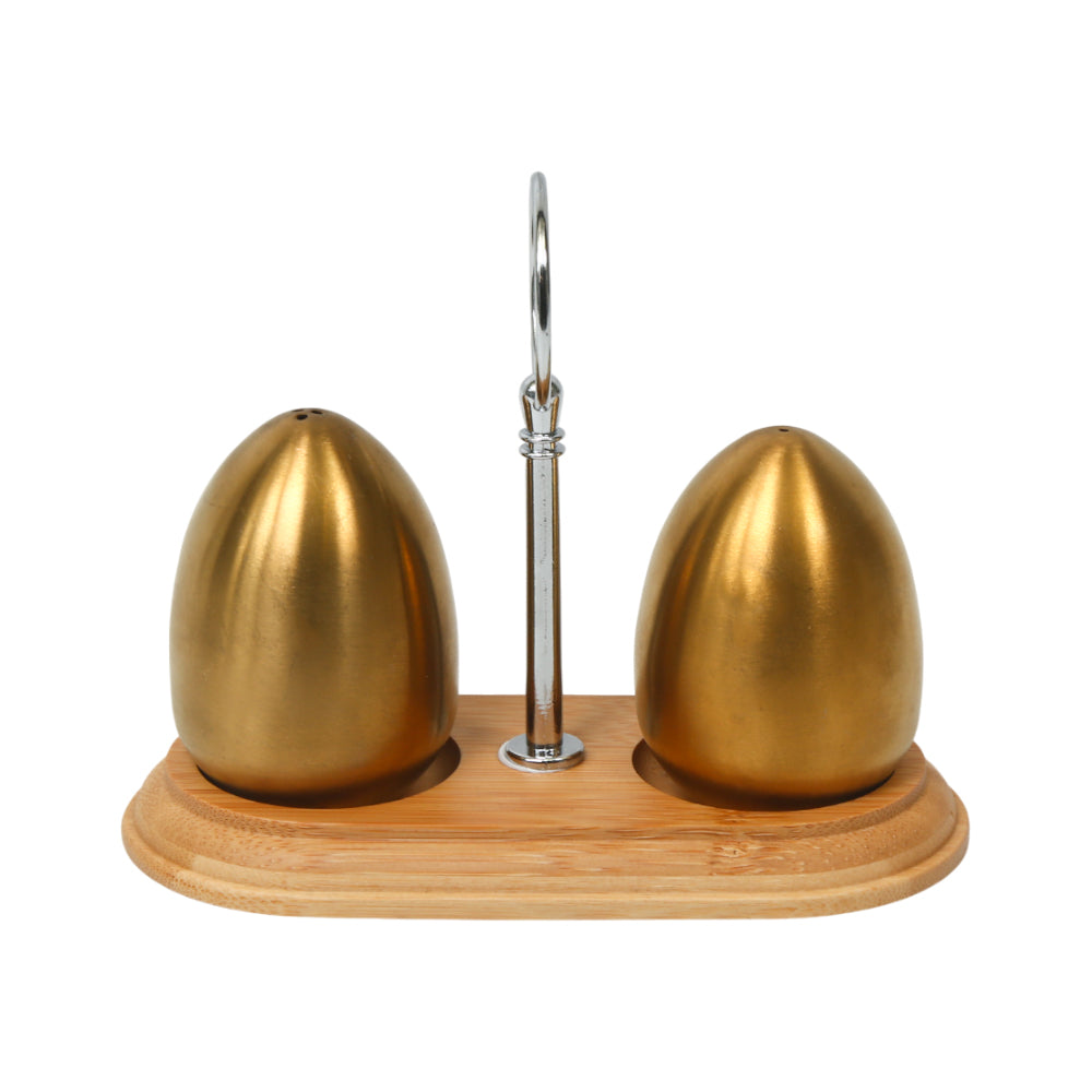 SALT & PEPPER SET 2PC GOLDEN 15-5/7-13/0806