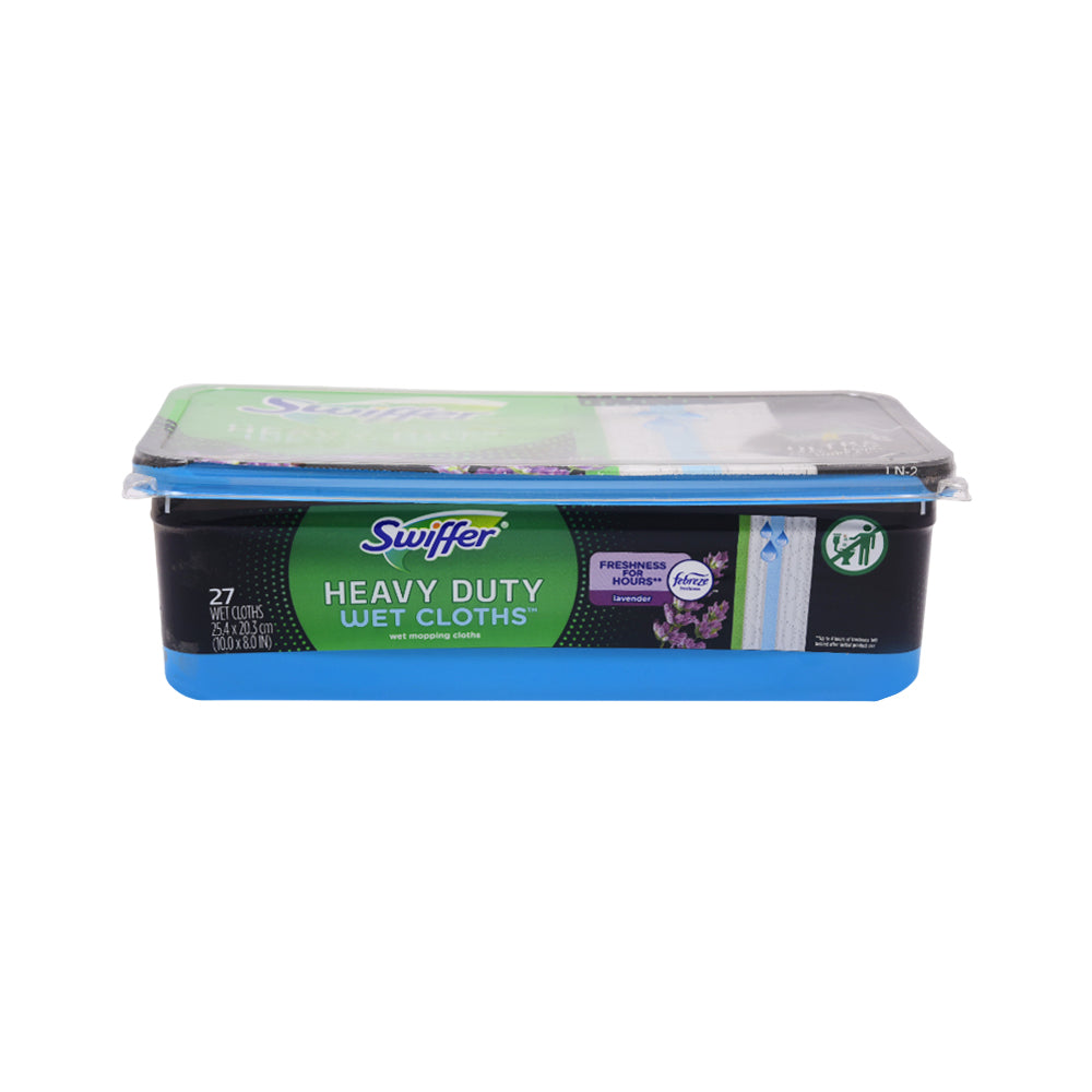 SWIFFER HEAVY DUTY MOPPING WET CLOTHS 27PC