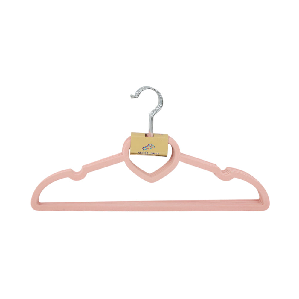 VELVET CLOTH HANGER 5PC IR H25-27