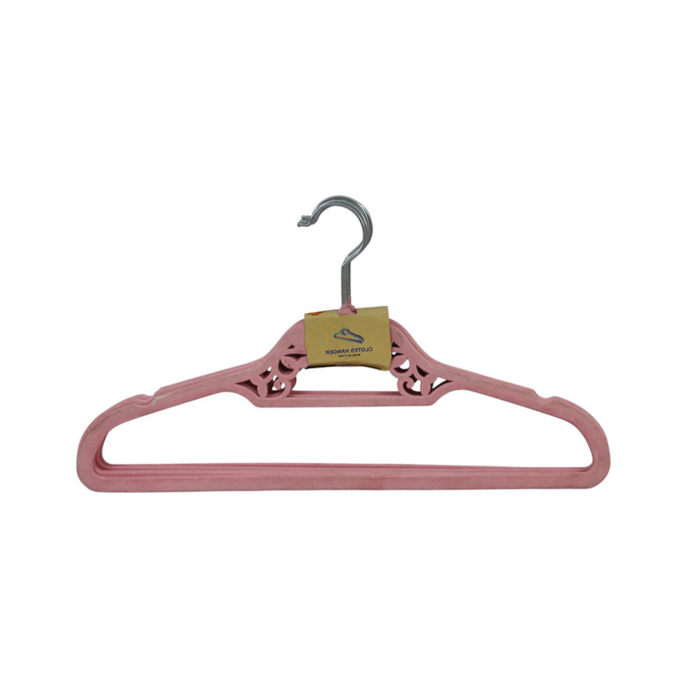 VELVET CLOTH HANGER 5PC IR H22-24