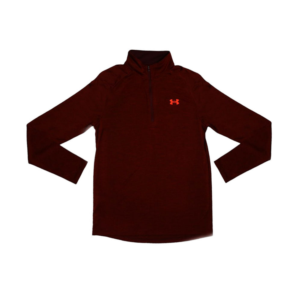 UA MEN L/S HALF ZIPPER 1328495-603 MRN S (IR.W)
