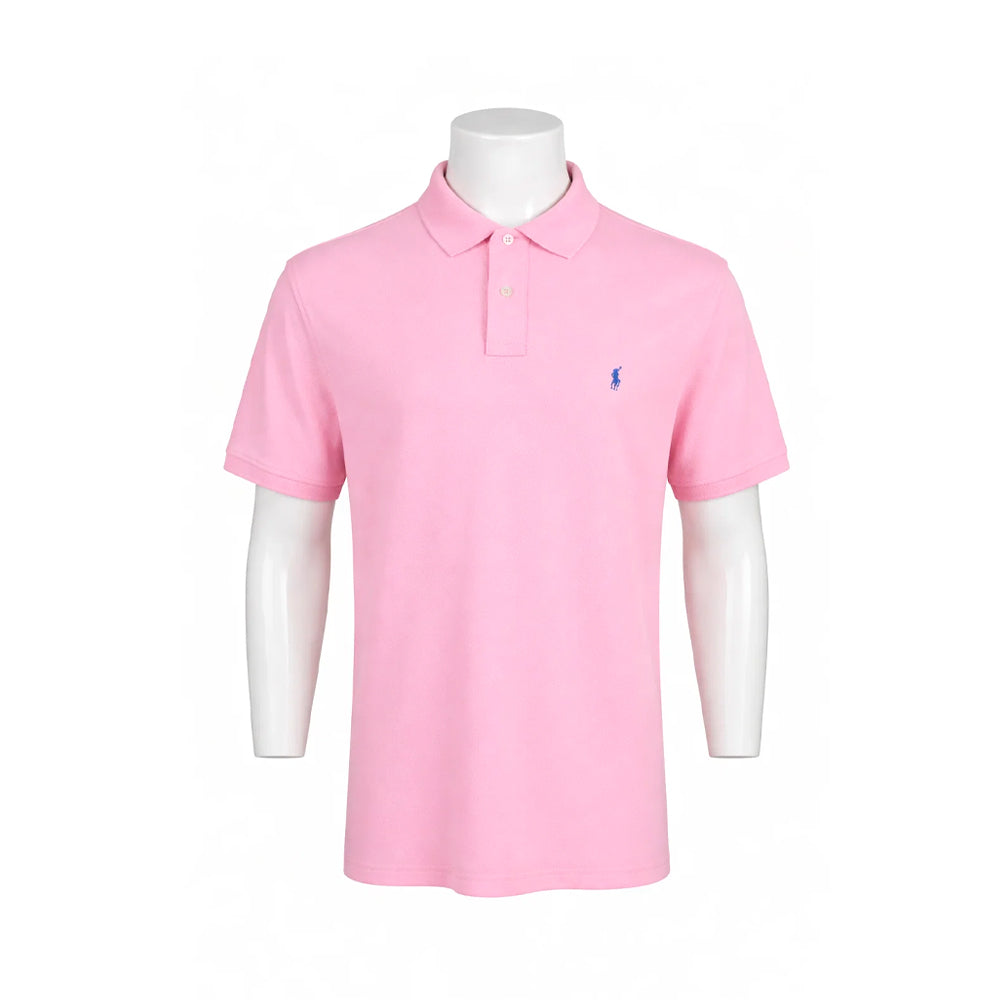 RL MEN S/S POLO SHIRT 752006 PNK (XL) (IR.S)