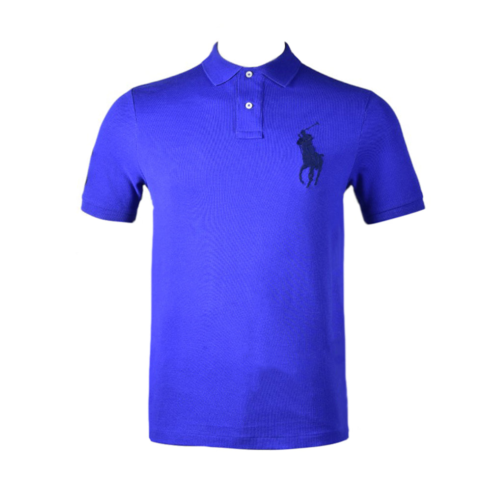 RL MEN S/S POLO SHIRT 394004 R.BLU S (IR.S)