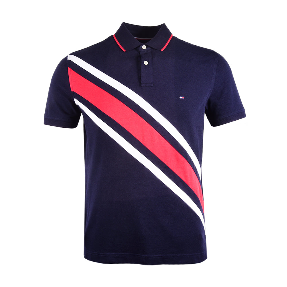 TH MEN S/S POLO SHIRT 78JA988410 NVY S (IR.S)