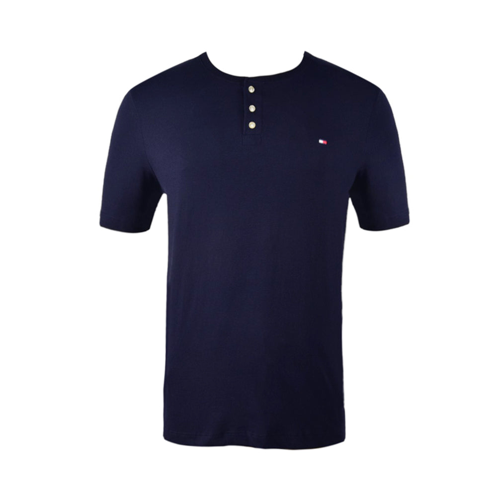 TH MEN S/S R.NECK SHIRT 09T4418411 NVY M (IRS)