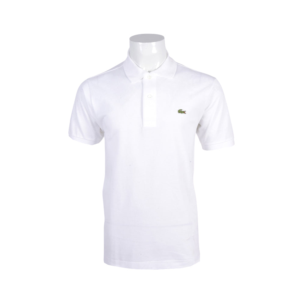 LAC MEN S/S POLO L1212-51-001 WHT M (IR.S)