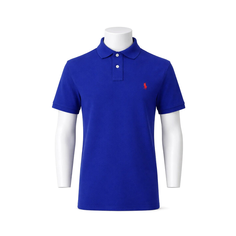 RL MEN S/S POLO SHIRT 592010 BLU L (IR.S)