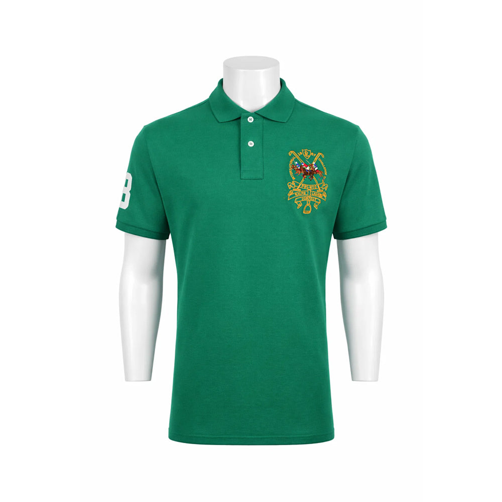 RL MEN S/S POLO SHIRT 928002 GRN L (IR.S)