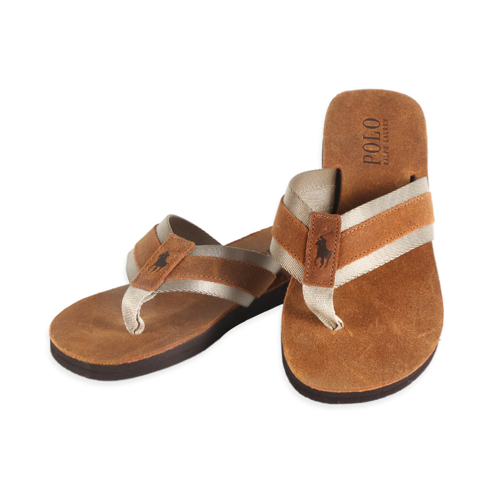 RL MEN SLIPPER 2951002 BRN #42 (IR)