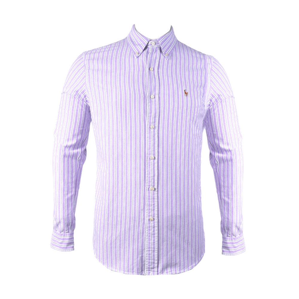 RL MEN L/S BUTTON DOWN SHIRT 293001 PRPL L (IR.S)