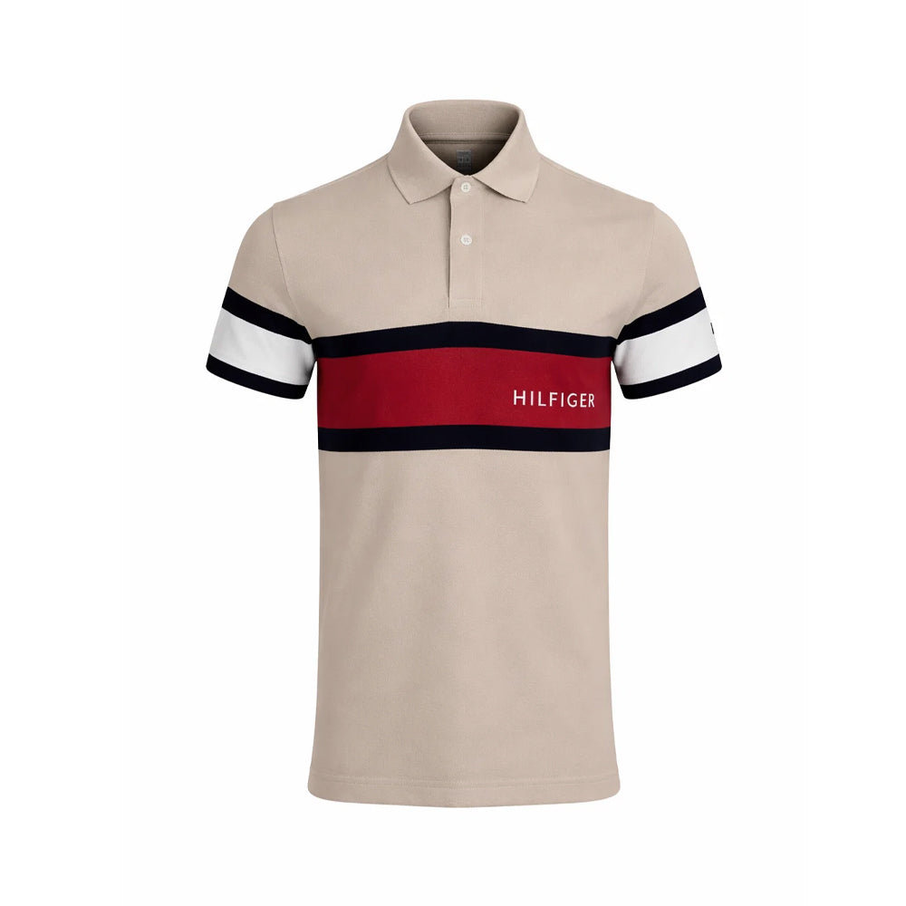 TH MEN S/S POLO SHIRT 78J9767-230 GRY S (IR.S)