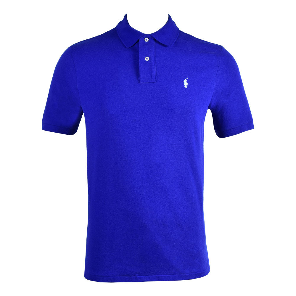 RL MEN S/S POLO SHIRT 751115 M BLU (IR.S)
