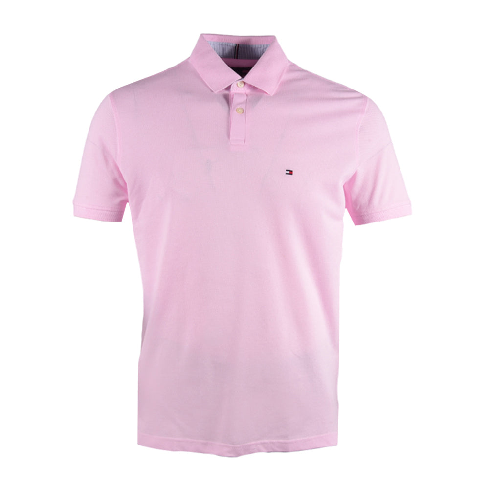 TH MEN S/S POLO SHIRT 78J6335-680 PINK M (IR.S)