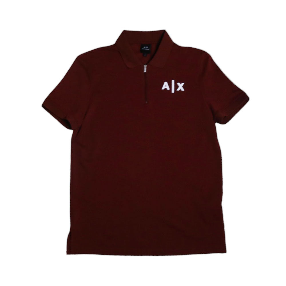AX MEN S/S POLO SHIRT 6RZFJAZJL4Z14AU MRN L (IRS)