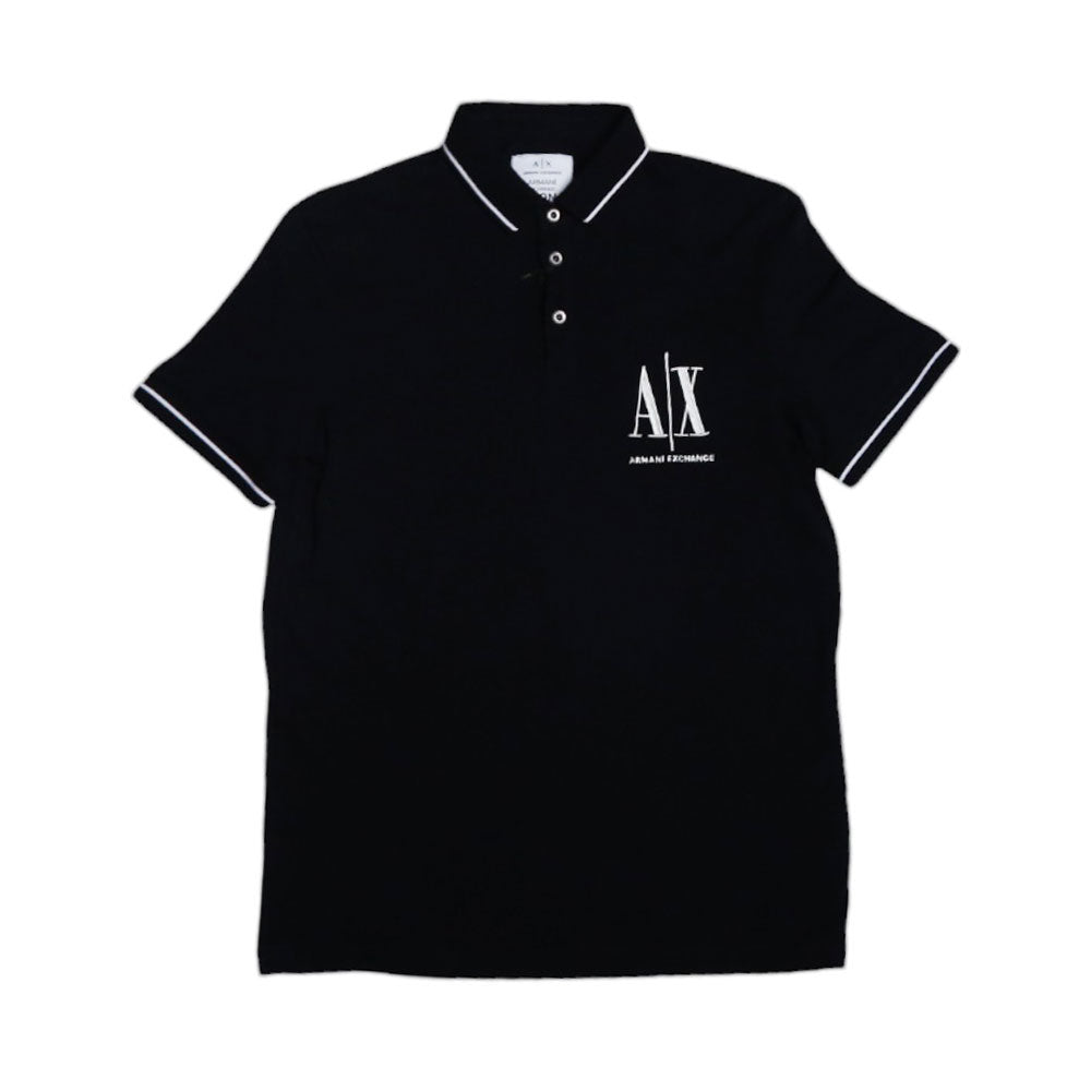 AX MEN S/S POLO SHIRT 8NZFPAZ8M5Z1510 NVY L (IRS)