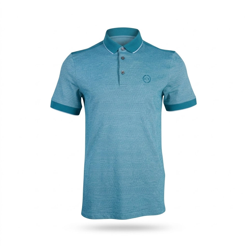 AX MEN S/S POLO SHIRT 8NZ76Z8M5Z15CL GRN M (IRS)