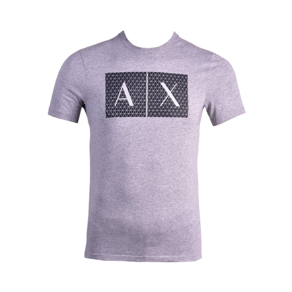 AX MEN S/S R.NECK SHIRT 8NZTCKZ8H4Z3929 GRY S (IRS)
