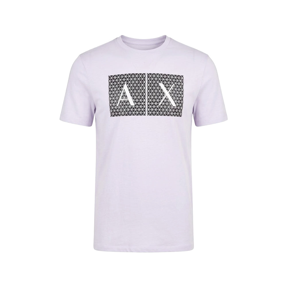 AX MEN S/S R.NECK SHIRT 8NZTCKZ8H4Z1100 WHT L (IRS)
