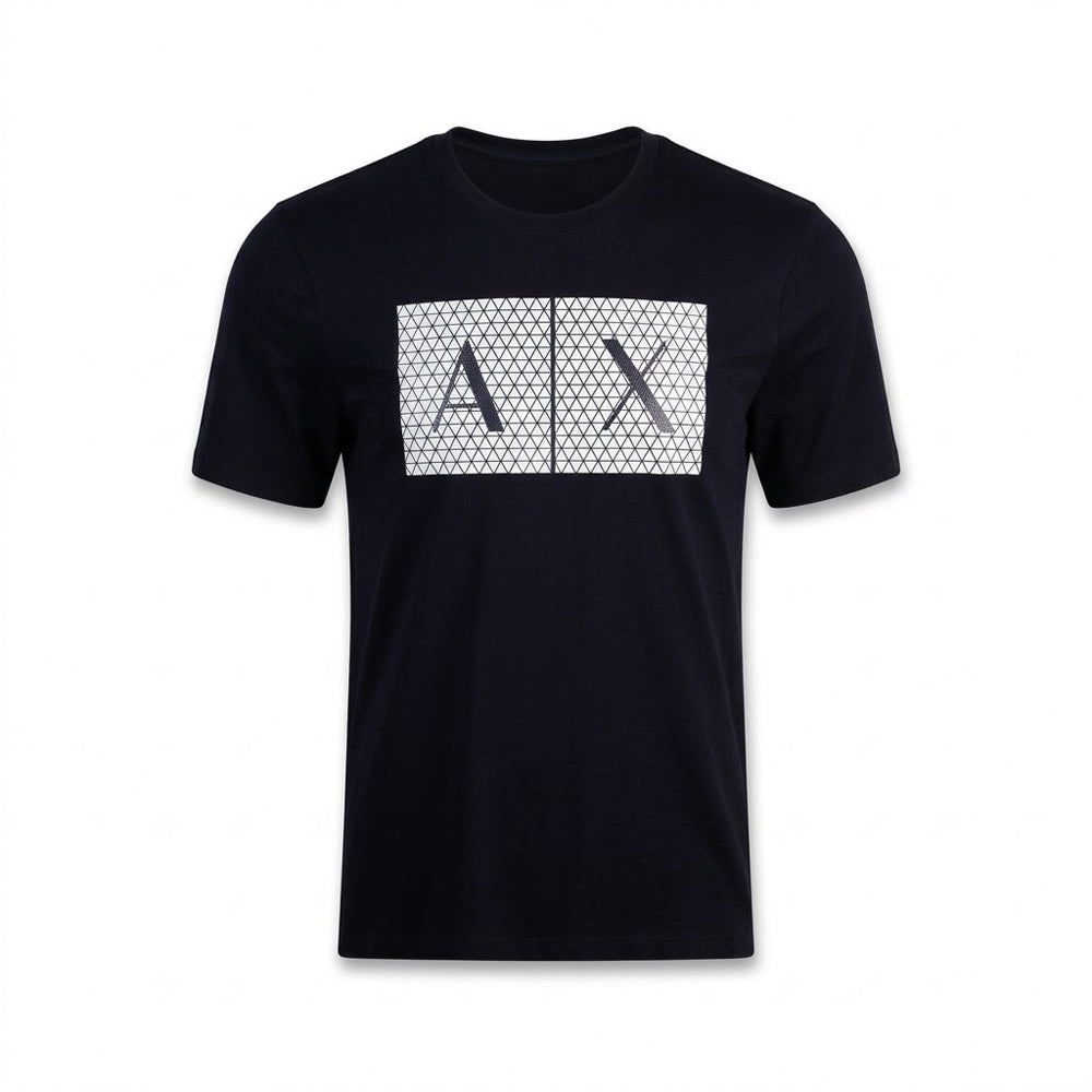 AX MEN S/S R.NECK SHIRT 8NZTCKZ8H4Z1510 NVY M (IRS)