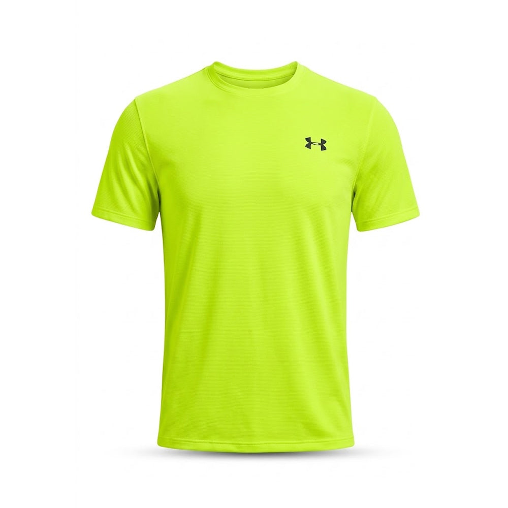 UA MEN S/S R-NECK SHIRT 1382582-731 YELLOW M (IRS)