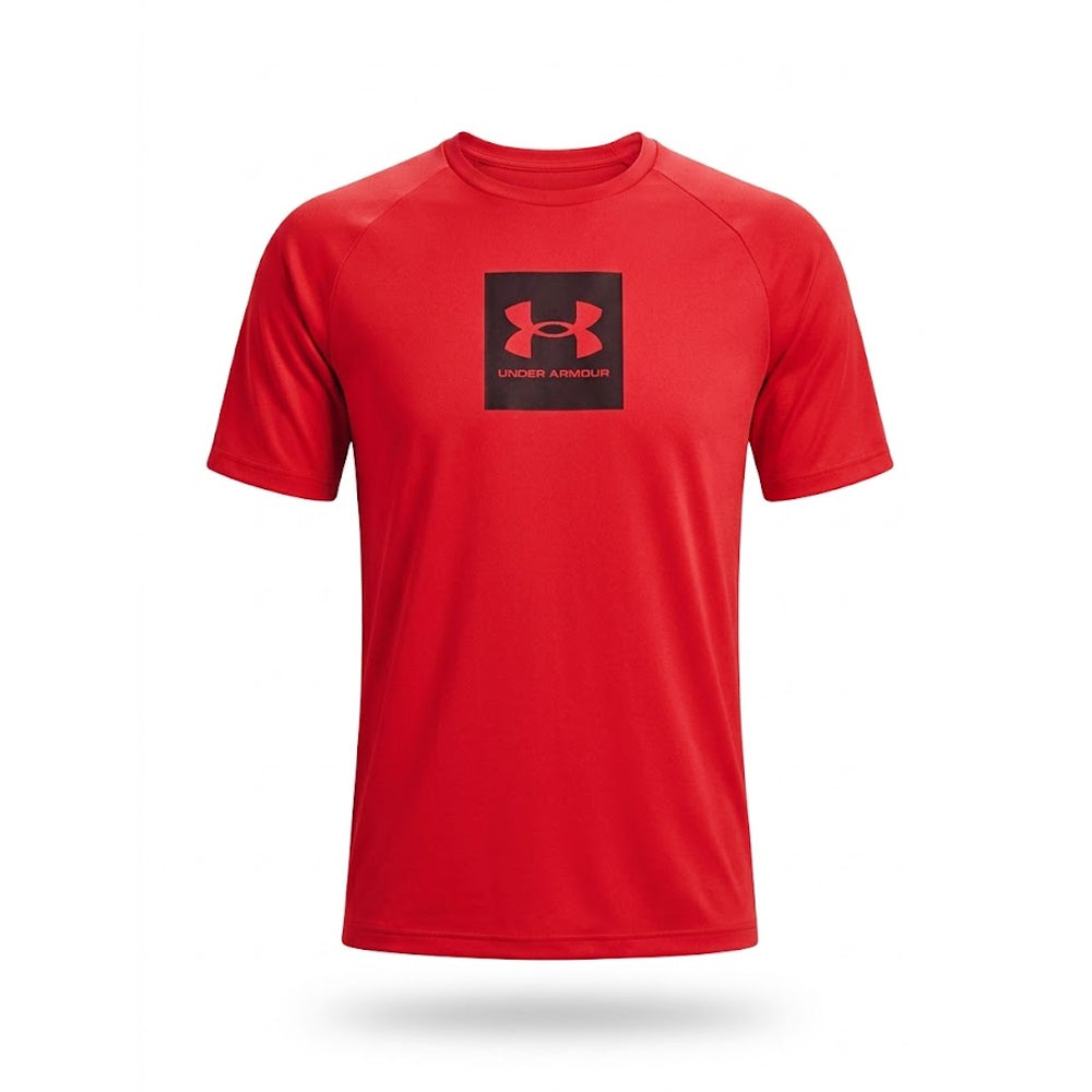 UA MEN S/S R-NECK SHIRT 1380785-600 RED M (IRS)