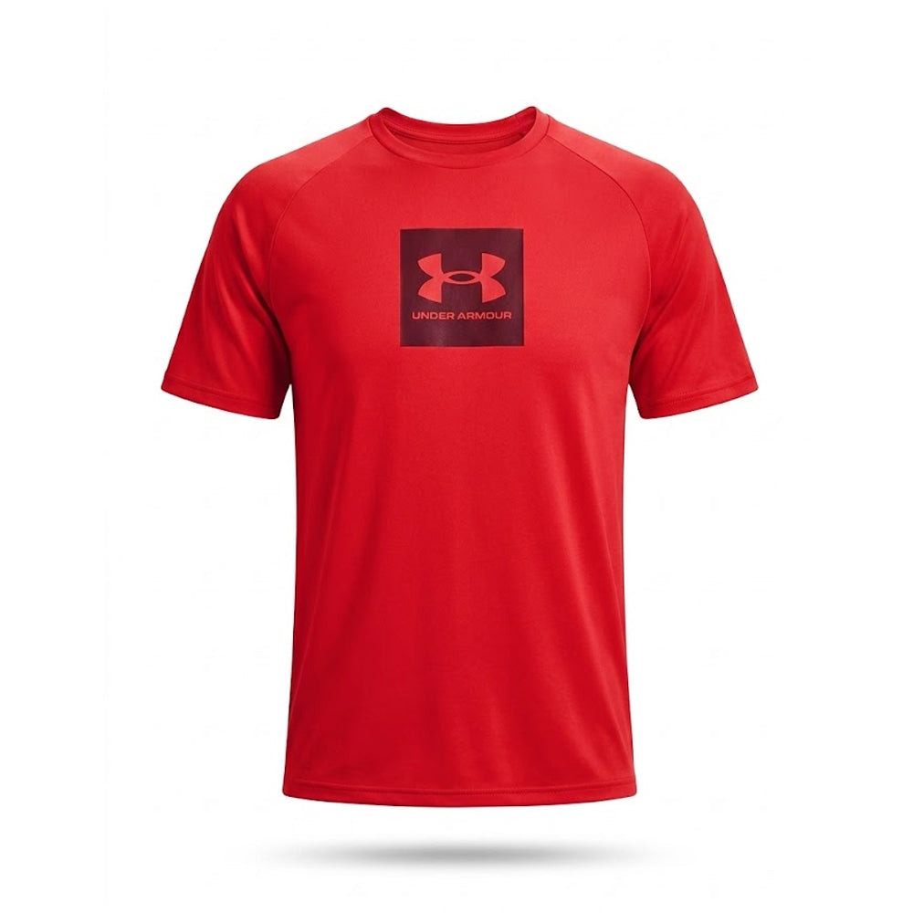 UA MEN S/S R-NECK SHIRT 1380785-600 RED XL (IRS)