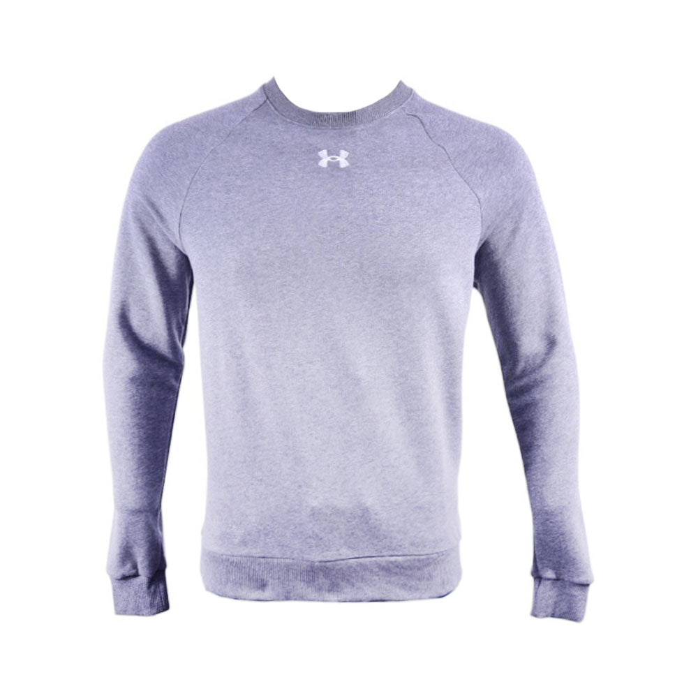 UA MEN L/S FLEECE SEAT SHIRT 1379755-025 GRY M (IRW)