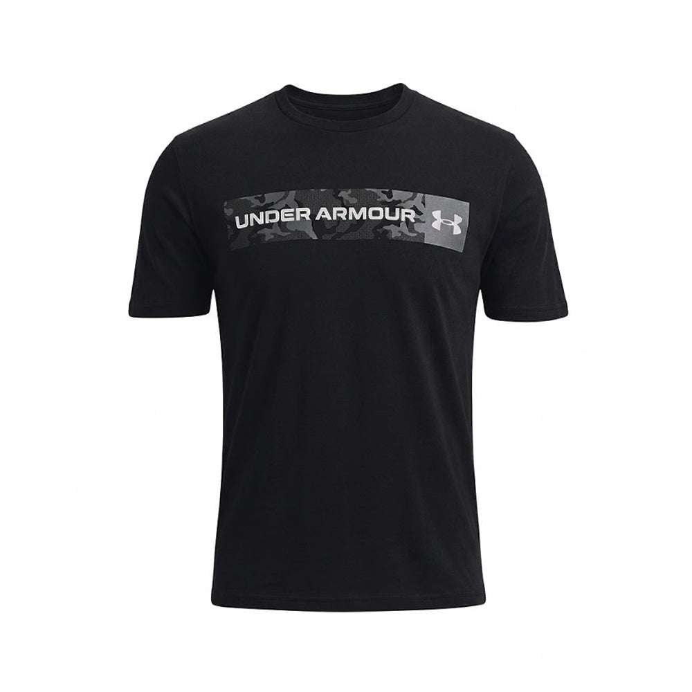 UA MEN S/S R-NECK SHIRT 1376830-001 BLK S (IRS)