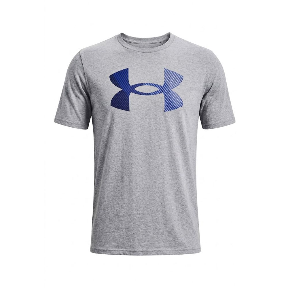 UA MEN S/S R-NECK SHIRT 1379451-035 GRY S (IRS)