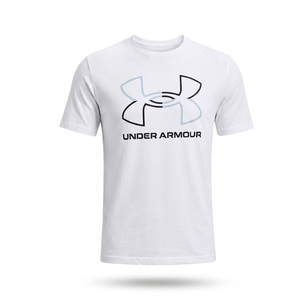 UA MEN S/S R-NECK SHIRT 1382915-100 WHT M (IRS)