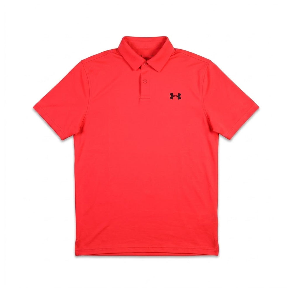 UA MEN S/S POLO SHIRT 1383714-814 RED S (IRS)