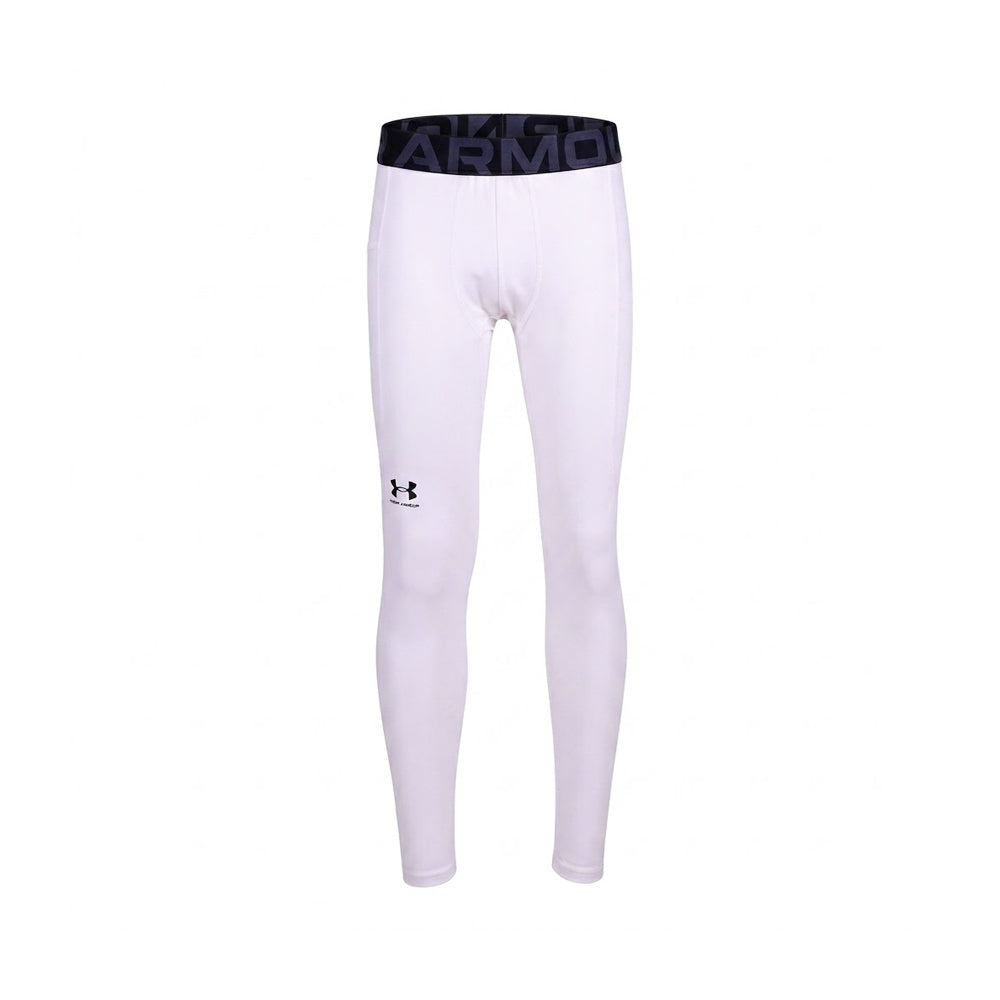 UA MEN COMPRESSION LEGGINGS 1361586-100 WHT XL (IRS)