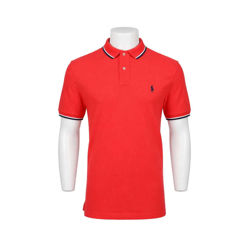 RL.MEN S/S POLO SHIRT 079007 ORNG M (IRS)