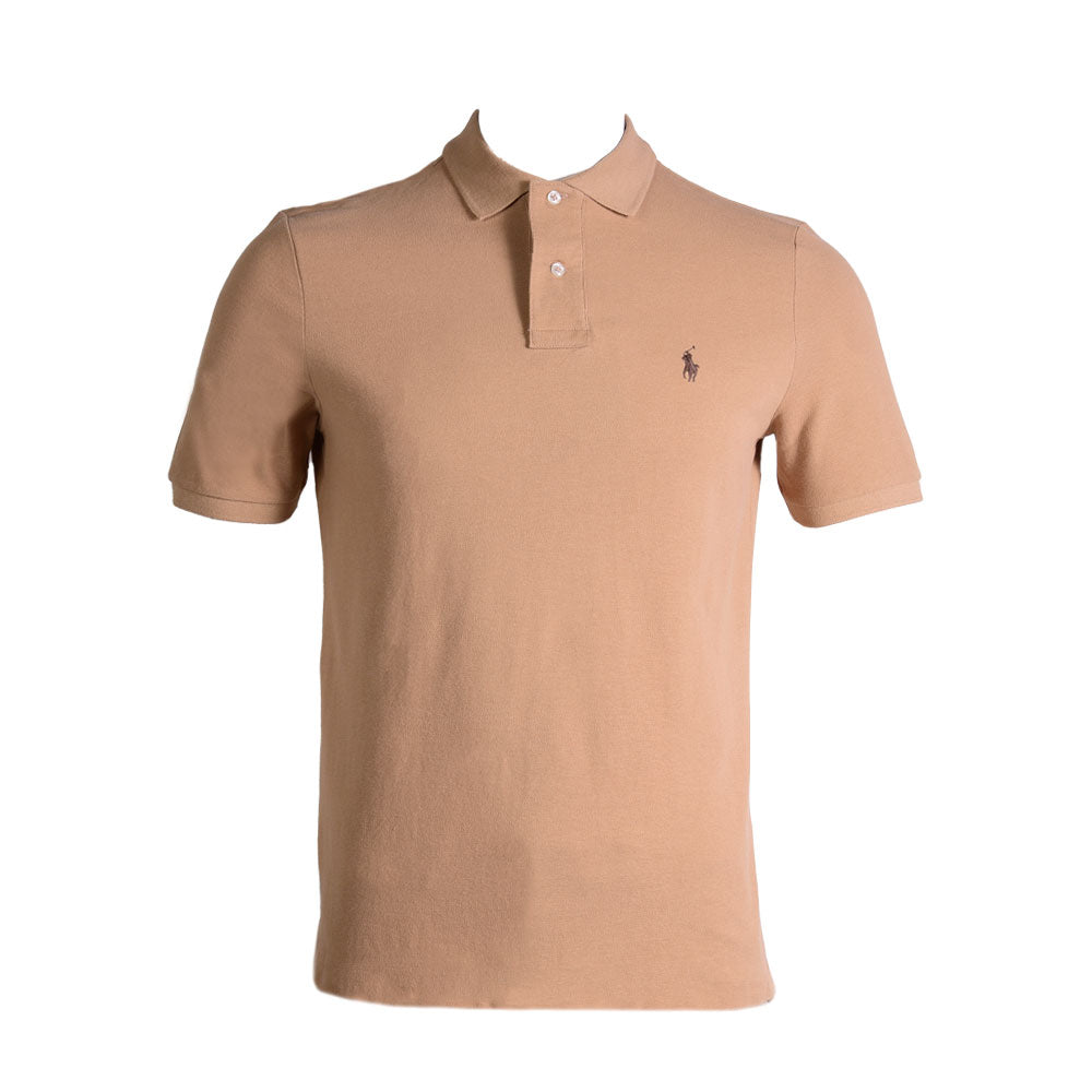 RL.MEN S/S POLO SHIRT 275054 KHAKI L (IRS)