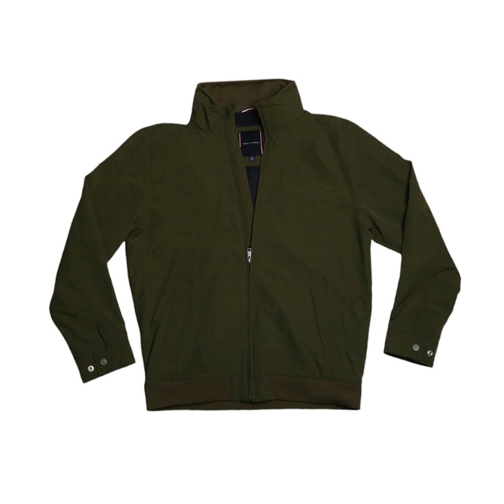 TH.MEN L/S WIND BEAKER JACKET 78J8377-701 GRN M (IRW)