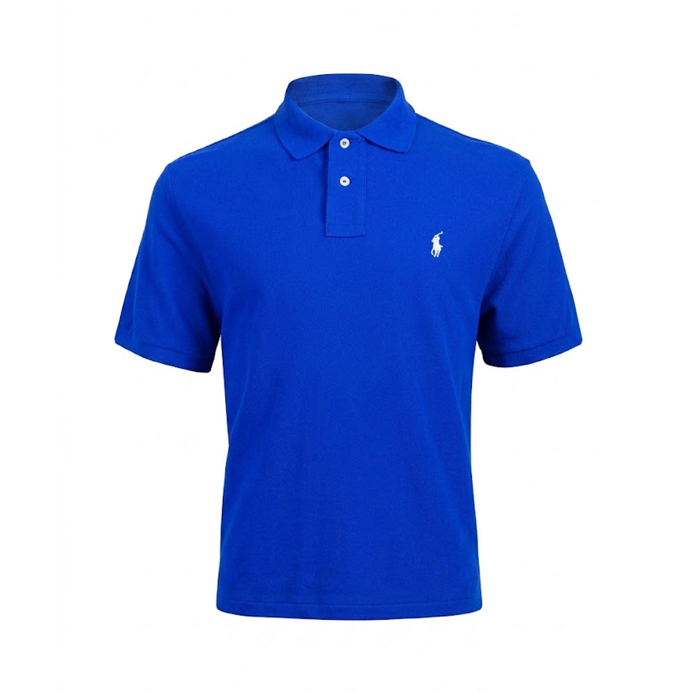 RL MEN S/S POLO SHIRT 752103 BLU L (IRS)